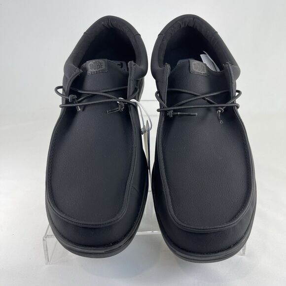 Hey Dude Wally Work Classic Triple Black Anti-Slip | Men\'s 13 | NEW main image 7